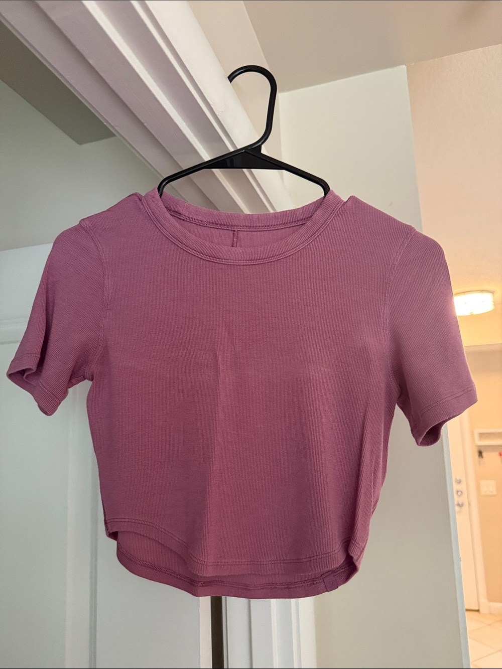 Lululemon Cropped Short Sleeves (Beige, Blue, and Pink included) - Picture 3 of 5